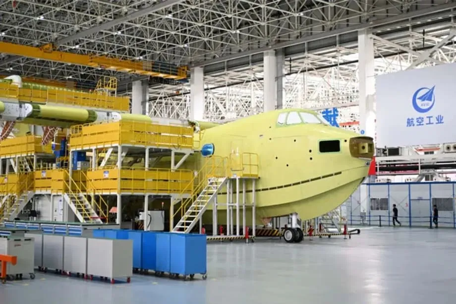 AG600 Kunlong ng China: Sinimulan na ang maramihang produksiyon ng pinakamalaking amphibious aircraft sa mundo