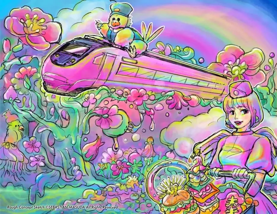 FUTURE TRAIN ng Kyoto: Kainan, Sining, at Kulturang Kawaii sa Riles na Muling Ginamit