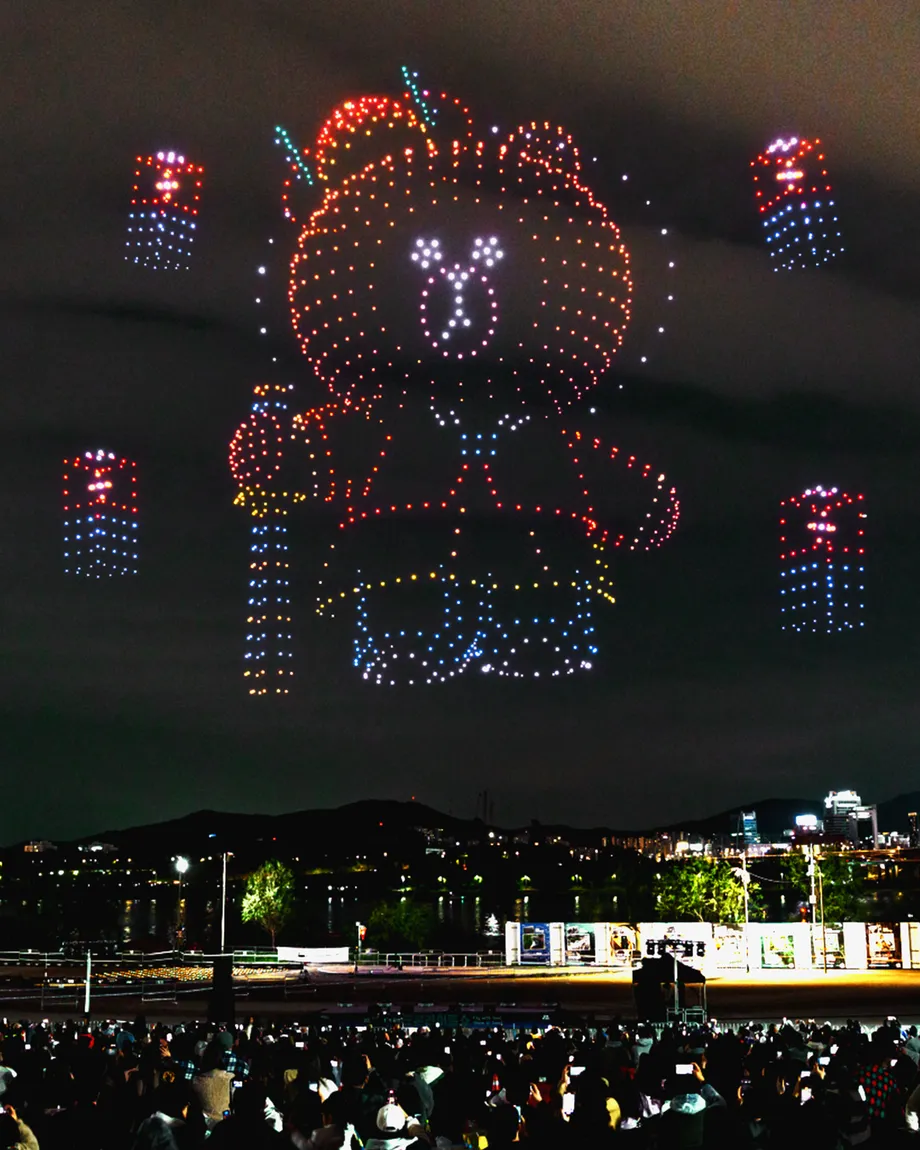 Lilipad sa Kalangitan ng Seoul ang KPop Demon Hunters sa Isang Pambihirang Palabas ng 1,200 Drone sa Ilog Han