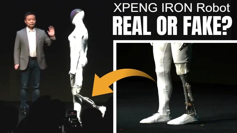Naglalakad na parang tao ang Xpeng IRON humanoid robot at papasok sa mga tindahan sa 2026