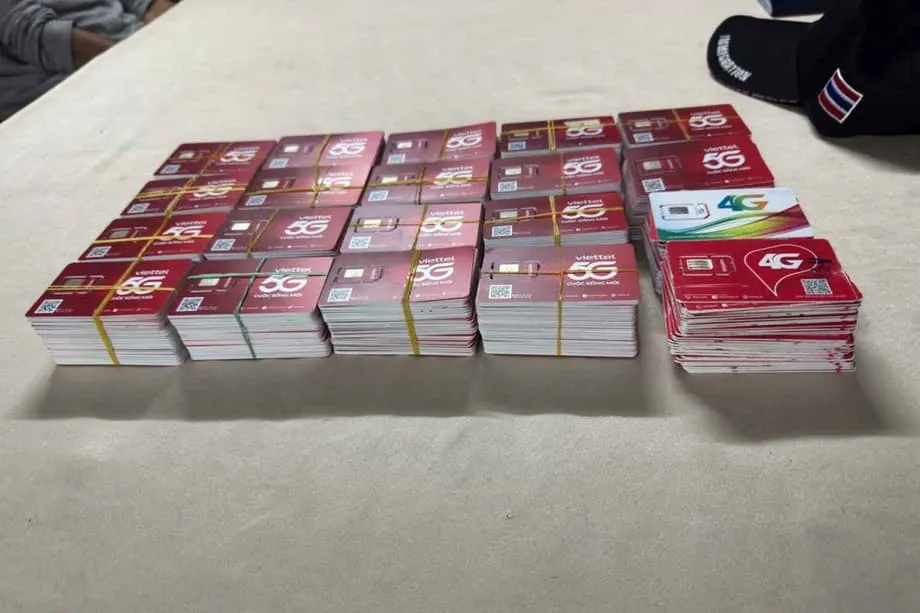 Natuklasan sa pag-aresto sa hangganan ng Thailand ang 1,000 SIM card na iniuugnay sa mga scam hub sa Myanmar