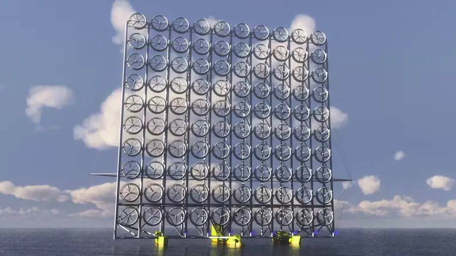 Nakatakdang magparami nang tatlong ulit sa enerhiya mula sa karagatan ang rebolusyonaryong teknolohiya ng Japan para sa pader ng mga wind turbine