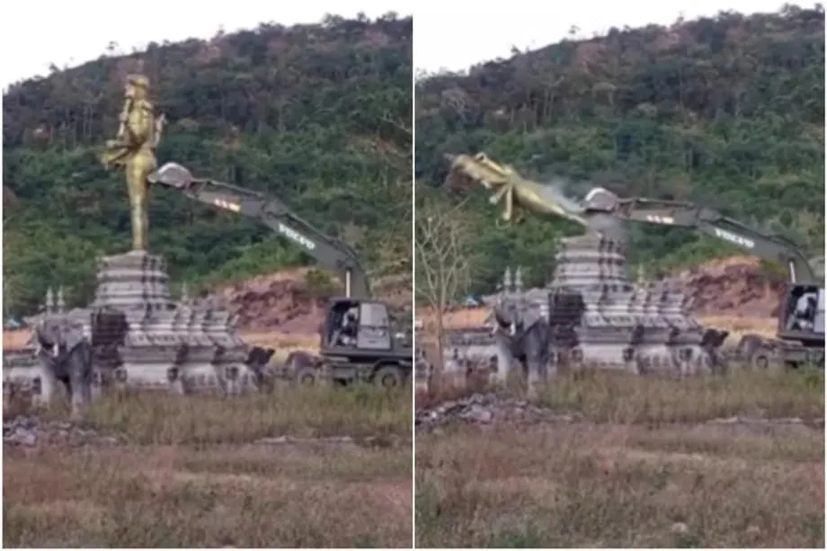 Pinalitan ng Rebulto ni Buddha ang Hindu na Diyos sa Pinagtatalunang Hangganan ng Thailand at Cambodia, Nagpasiklab Muli ng Tensiyon sa Rehiyon