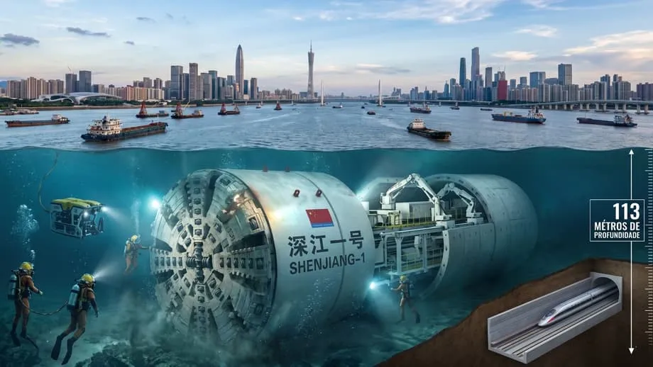 Naghukay ang China ng Pinakamalalim na Riles sa Ilalim ng Dagat sa Mundo, 113 Metro sa Ibaba ng Sahig ng Dagat