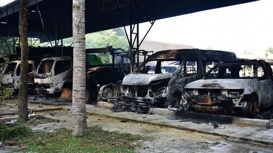 51 Pinag-ugnay na Panununog, Yumanig sa Timog ng Thailand na Apektado ng Insurhensiya