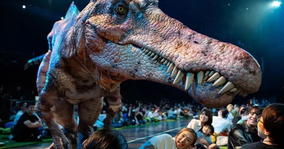 Dino-A-Live brings 15 moving dinosaurs to Singapore in December 2026, with tickets from S$58